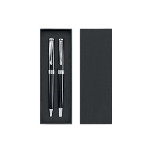MidOcean Lyon Pennset (2-pack) En Storlek Svart/Silver Black/Silver One Size