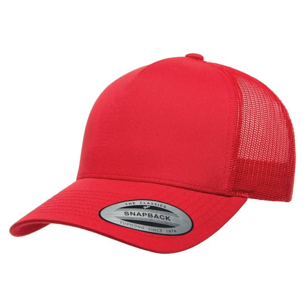 Flexfit av Yupoong 5 Panel Retro Trucker Cap One Size Röd Red One Size