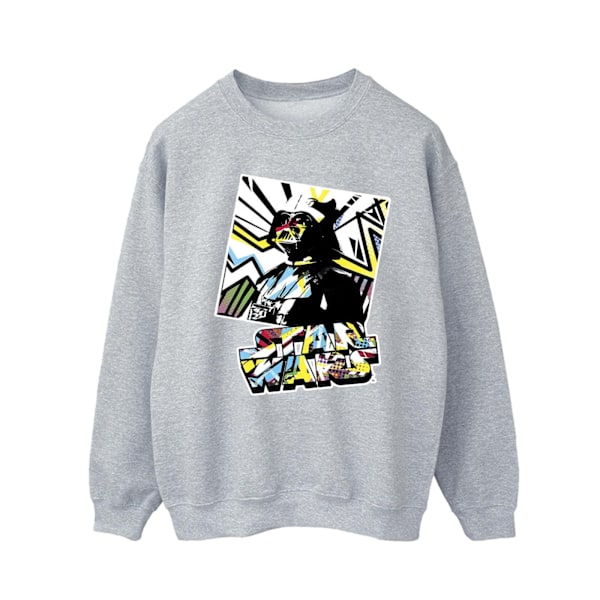 Star Wars Herr Vader Vattenfärg Pop Art Sweatshirt M Sports G Sports Grey M