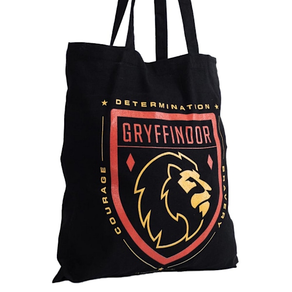 Harry Potter Gryffindor Canvas Tote Bag One Size Svart/Röd Black/Red One Size