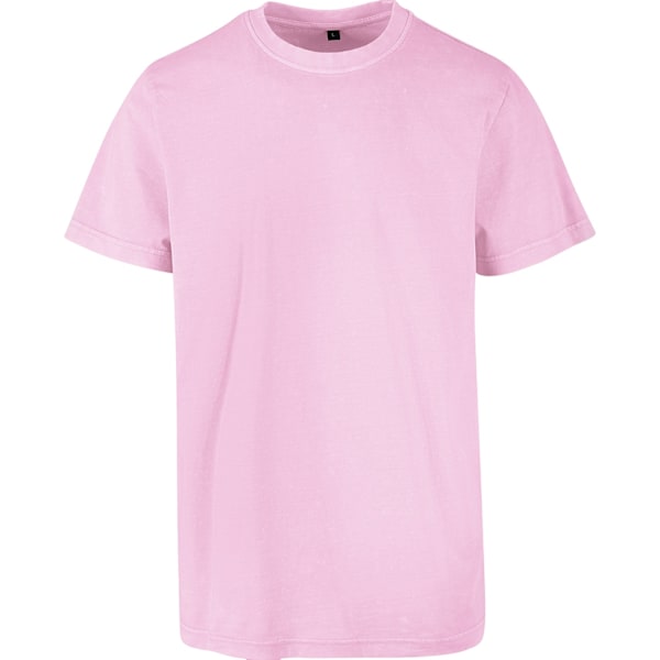 Bygg ditt varumärke herrars syratvättade T-shirt 4XL mjuk rosa Soft Pink 4XL