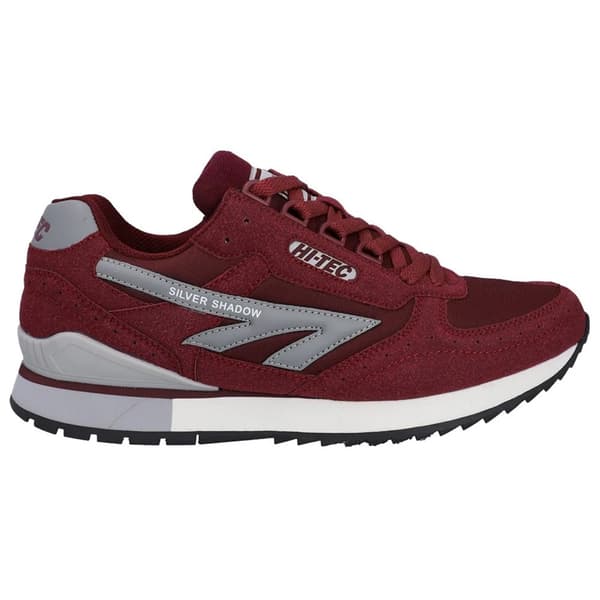 Hi-Tec Silver Shadow Suede Herrskor 9 UK Körsbär Cherry 9 UK