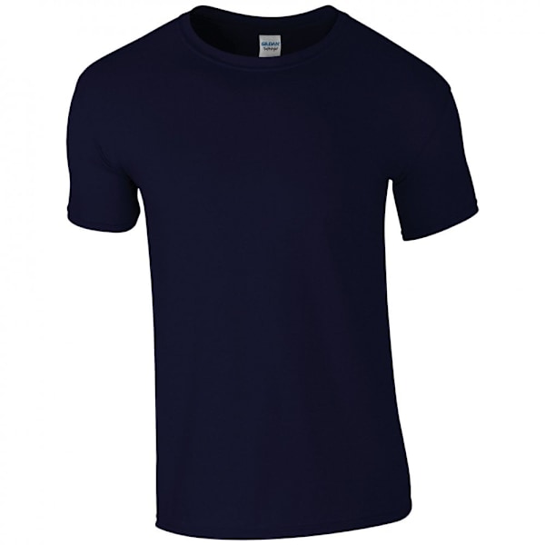 Gildan Herr Soft Style Ringspun T-shirt 4XL Marinblå Navy 4XL