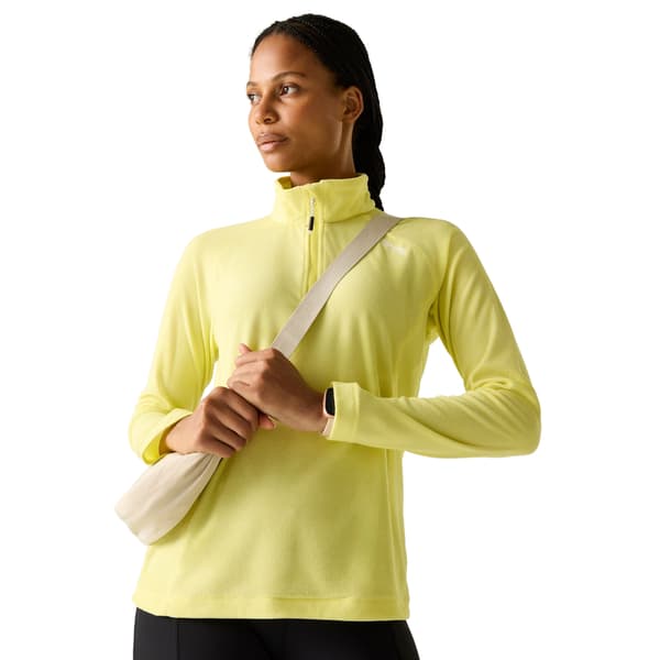 Regatta Great Outdoors Montes Half Zip Fleecetröja för damer Canary Yellow 14 UK