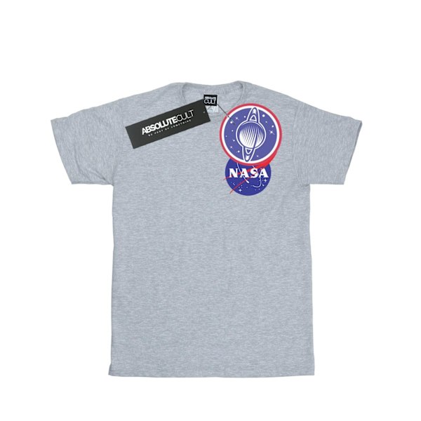 NASA Classic Insignia bröstlogotyp T-shirt S Sports Grey Sports Grey S