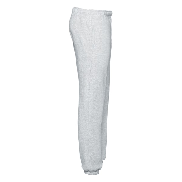 Fruit of the Loom Premium elastiska manschettbyxor för män Heather Grey XXL