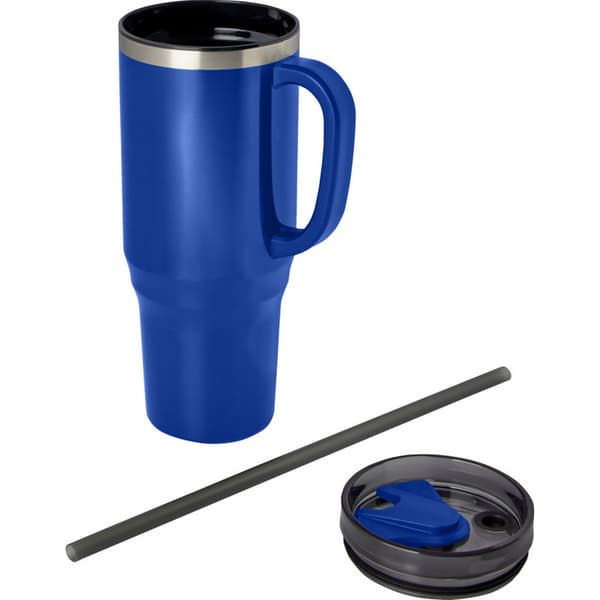 Melbourne 1200ml Mugg med Sugrör One Size Royalblå Royal Blue One Size