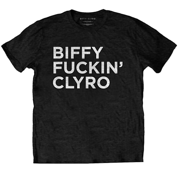 Biffy Clyro Unisex Adult Fucking Cotton T-Shirt XL Svart Black XL