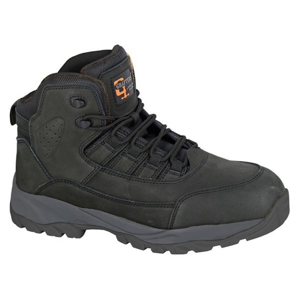 Grafters Vandringskängor i Nubuck för Män 13 UK Svart Black 13 UK