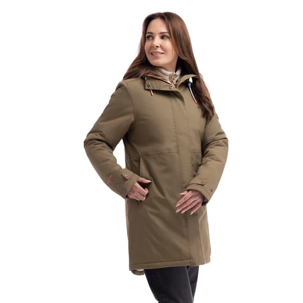 Trespass Melissa Vadderad Vattentät Jacka för Dam S Ljus Khaki Light Khaki S