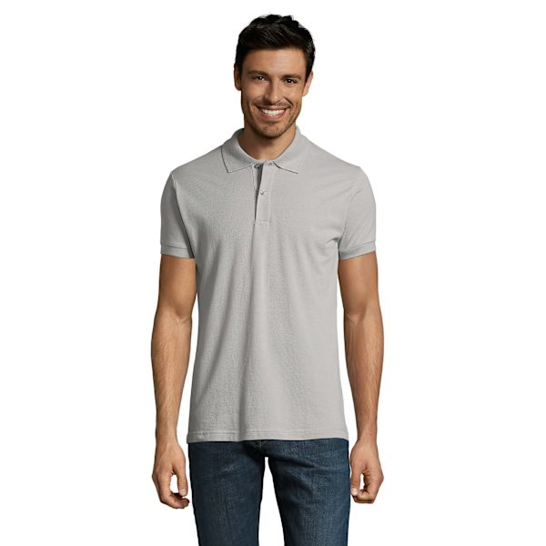 SOLS Herr Perfect Pique Kortärmad Poloskjorta M Pure Grey Pure Grey M