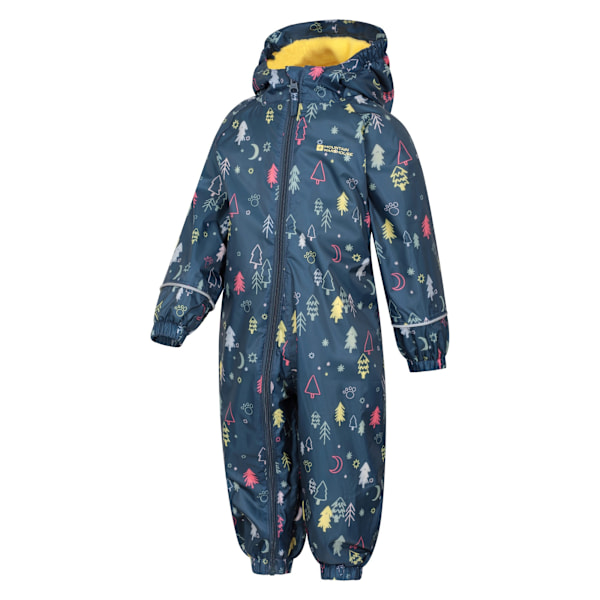 Mountain Warehouse Barnkläder/Barn Spright Trees Vattentät Regn Midnight 18-24 Months