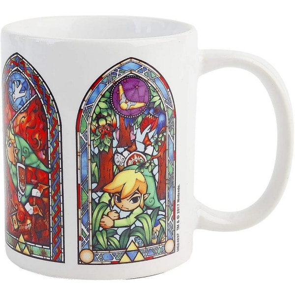 Legend of Zelda målat glas mugg En one size flerfärgad Multicoloured One Size