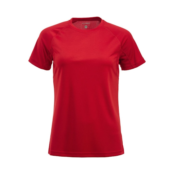 Clique Dam/Kvinnor Premium Aktiv T-Shirt XL Röd Red XL
