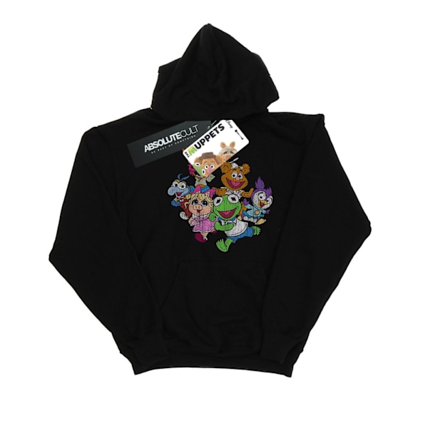 Disney Herr The Muppets Muppet Babies Färggrupp Hoodie XXL B Black XXL