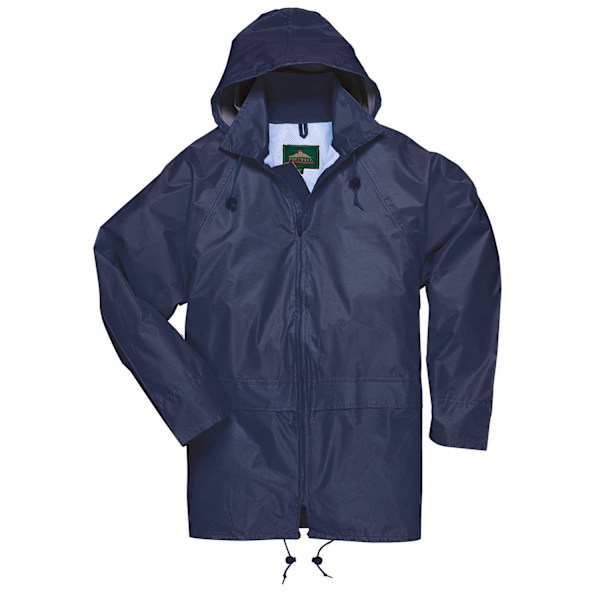 Portwest Unisex Klassisk Regnrock M Marinblå Navy M