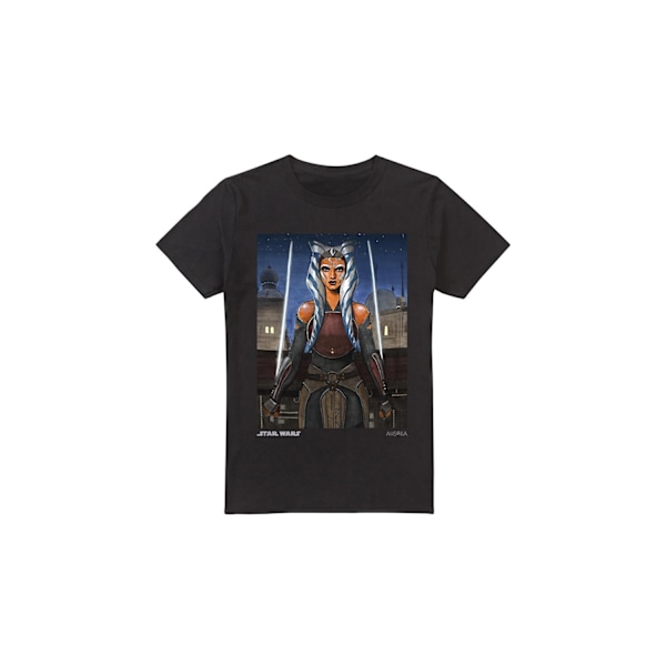 Ahsoka Herr Heroisk Ahsoka T-Shirt L Svart Black L