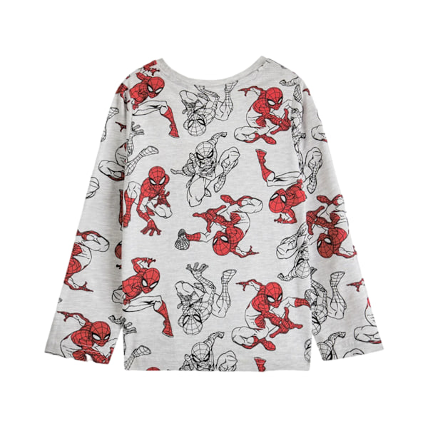 Spider-Man Boys All-Over Print Lång Pyjamas Set 2-3 År Grå/Röd Grey/Red 2-3 Years