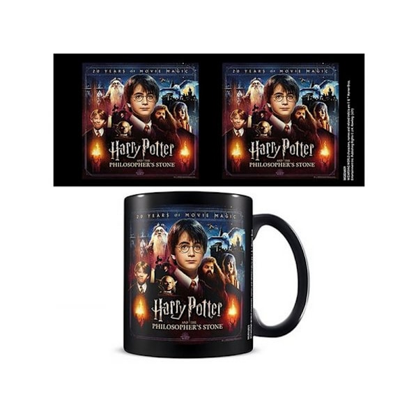 Harry Potter 20 år av filmmagi Mugg En Storlek Svart/Multifärgad Black/Multicoloured One Size