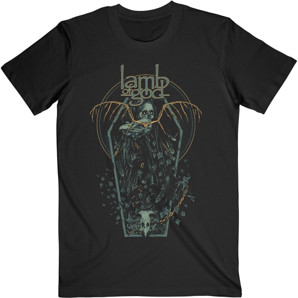Lamb Of God Unisex Adult Coffin Kopia T-Shirt L Svart Black L
