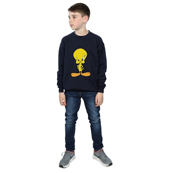 Looney Tunes Pojkar Angry Tweety Sweatshirt 9-11 År Marinblå Navy Blue 9-11 Years