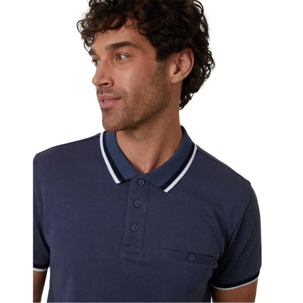 Threadbare Dam Interlock Jet Pocket Pikétröja S Blå Blue S