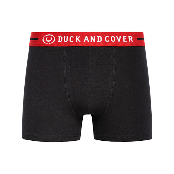 Duck and Cover Mens Stamper Boxer Shorts (3-pack) XL Svart Black XL