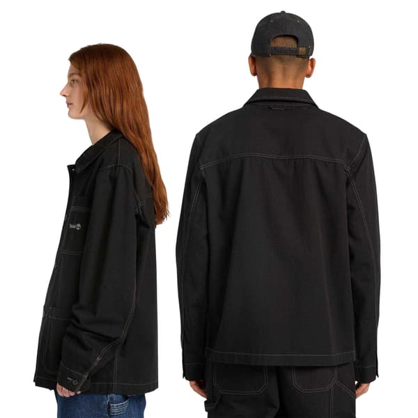 Timberland Herr Canvas Overshirt S Svart Black S