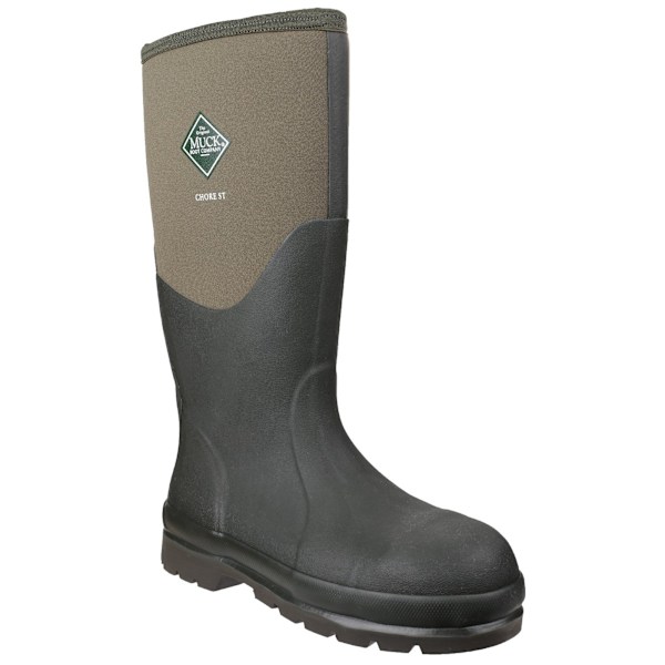 Muck Boots Unisex Chore Classic Hi Steel Safety Wellington Boot Moss 11 UK