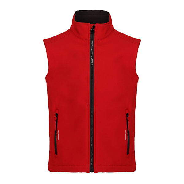 Regatta Barn/Kids Ablaze Softshell Reflekterande Väst 5-6 År Classic Red/Black 5-6 Years