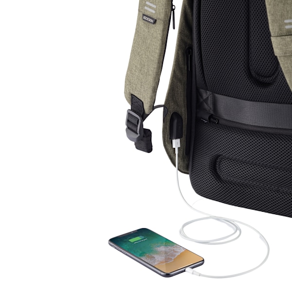 XD Design Bobby Hero Stöldskyddsryggsäck 16L Grön Green 16L