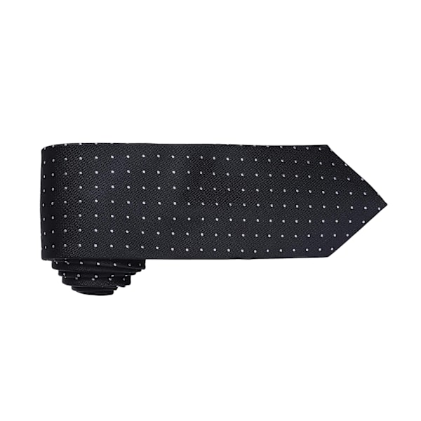 Premier Herr Mikroprickmönstrad formell slips för arbete En storlek Svart/Mörkgrå Black/Dark Grey One Size