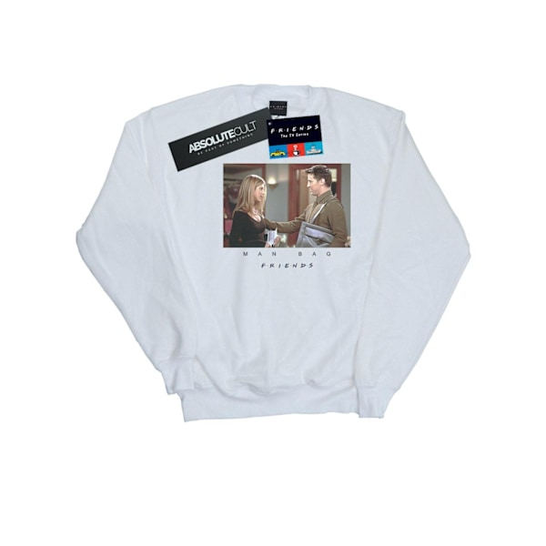 Friends Dam/Herr Man Bag Sweatshirt M Vit White M