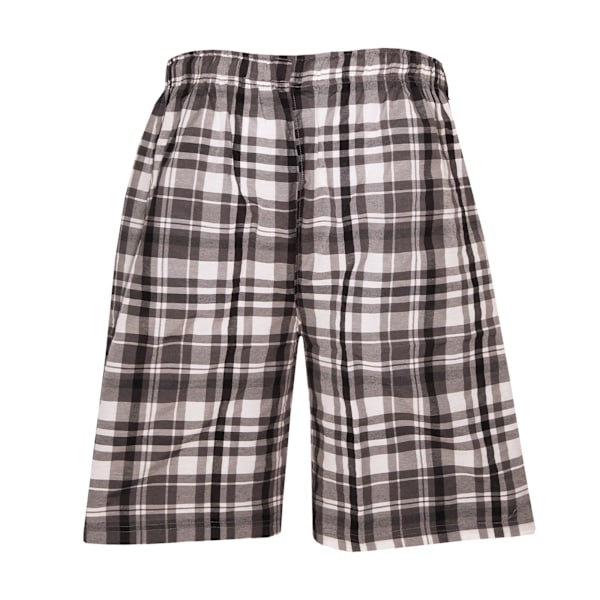 Cargo Bay Herr Woven Checked Lounge Shorts 2XL Grå Check Grey Check 2XL