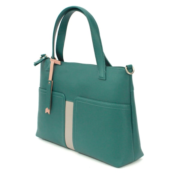 Eastern Counties Leather Verity Läderhandväska En Storlek Aqua B Aqua Blue One Size