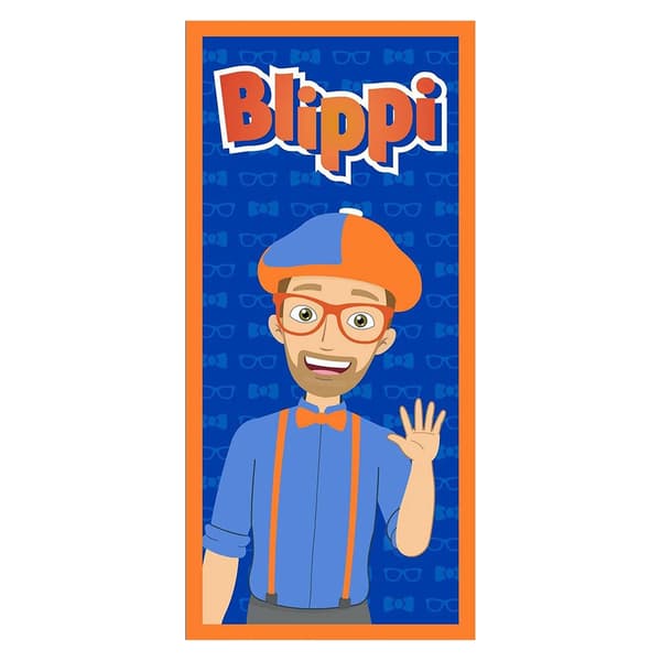 Blippi Strandhandduk One Size Blå/Orange Blue/Orange One Size