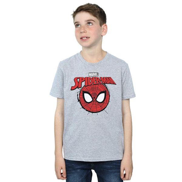 Marvel Boys Spider-Man Logo Head T-shirt 3-4 år Sports Grey Sports Grey 3-4 Years