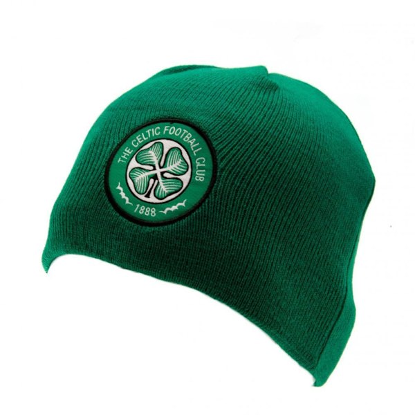 Celtic FC Crest Beanie One Size Grön/Vit Green/White One Size