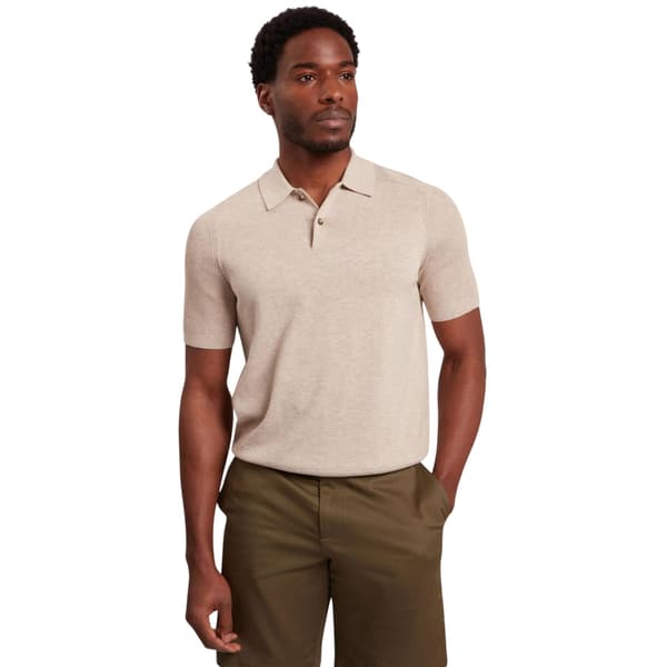 Ted Baker Herr Ribbad Raglan Pikétröja S Taupe Taupe S