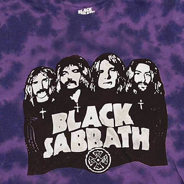 Black Sabbath Barn/Barn Tie Dye T-shirt 3-4 år Lila Purple 3-4 Years
