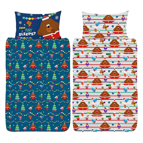 Hey Duggee Vändbart Jul Påslakanset Enkelt Mul Multicoloured Single