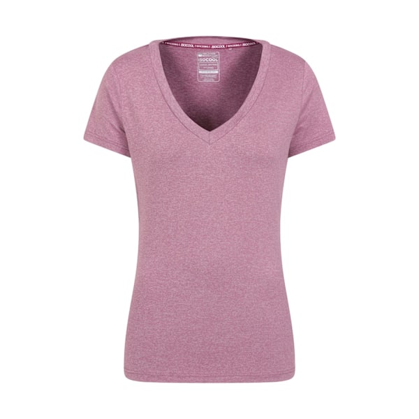 Mountain Warehouse Dam/Dam Vitality V-ringad T-shirt 8 UK P Pink 8 UK