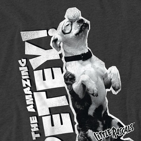 The Little Rascals Unisex Vuxen Amazing Petey T-Shirt M Charcoa Charcoal M