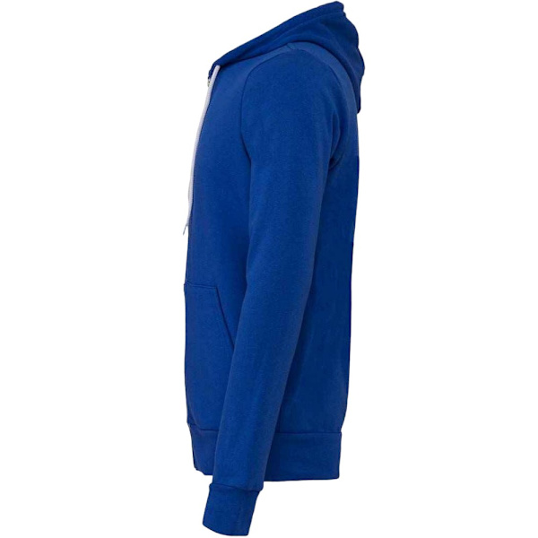 Bella + Canvas Unisex Vuxen Fleece Full Zip Hoodie XS True Royal True Royal XS