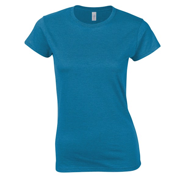 Gildan Dam/Damer Softstyle Enfärgad Ringspun Bomull Figursydd T-shirt Antique Sapphire XXL