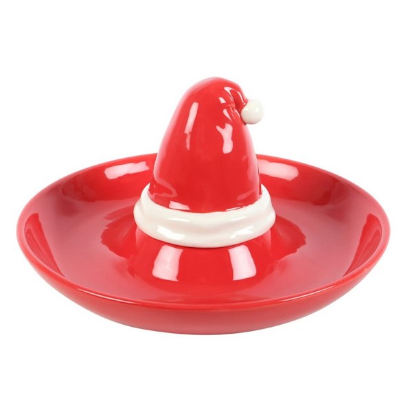 Something Different Chip And Dip Santahattallrik En Storlek Röd/Vit Red/White One Size