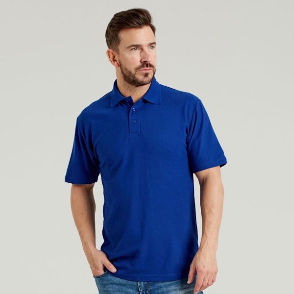Ultimate Adults Unisex 50/50 Pique Polo S Royal Blue Royal Blue S