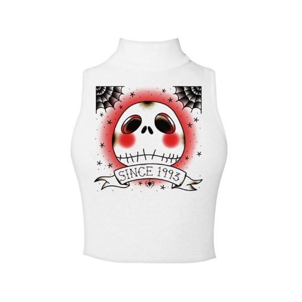 Nightmare Before Christmas Dam/Kvinnor Sedan 1993 Tank Top M White M