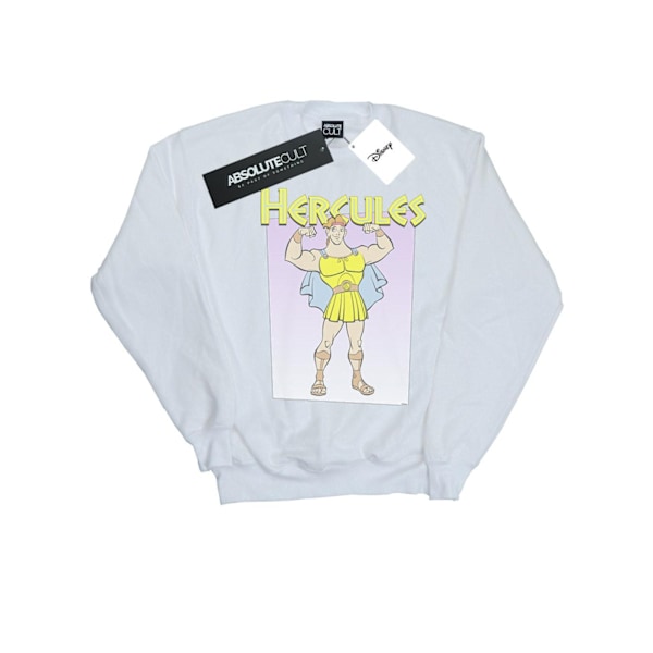 Disney Pojkar Hercules Muskler Sweatshirt 7-8 År Vit White 7-8 Years