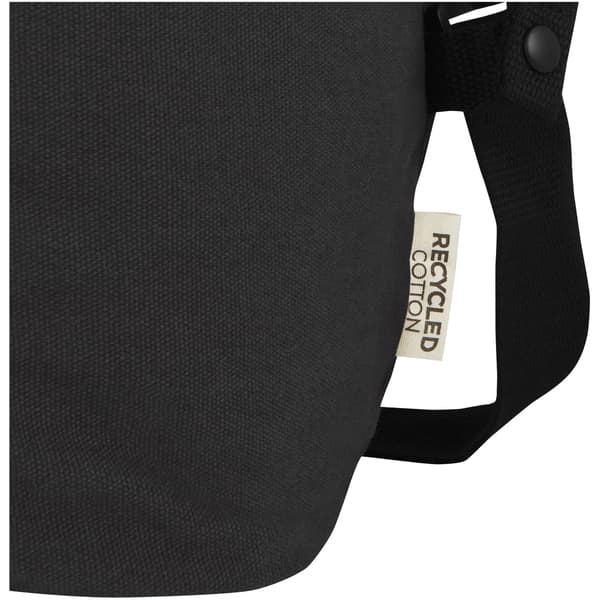 Joey Canvas Sports Recycled Duffel Bag One Size Solid Black Solid Black One Size